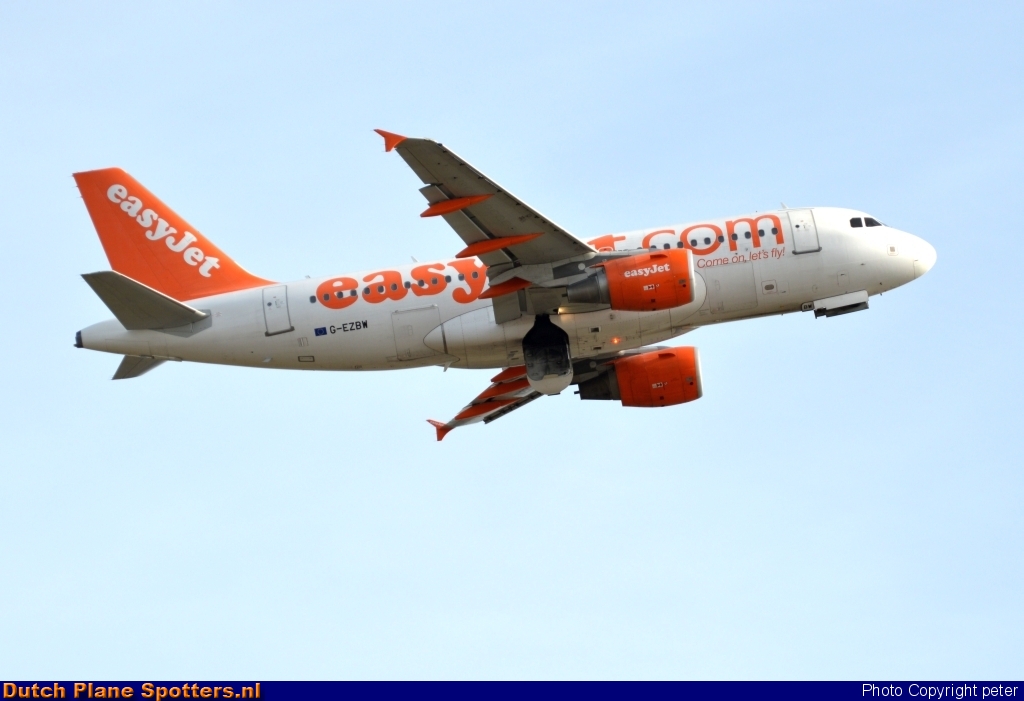 G-EZBW Airbus A319 easyJet by peter