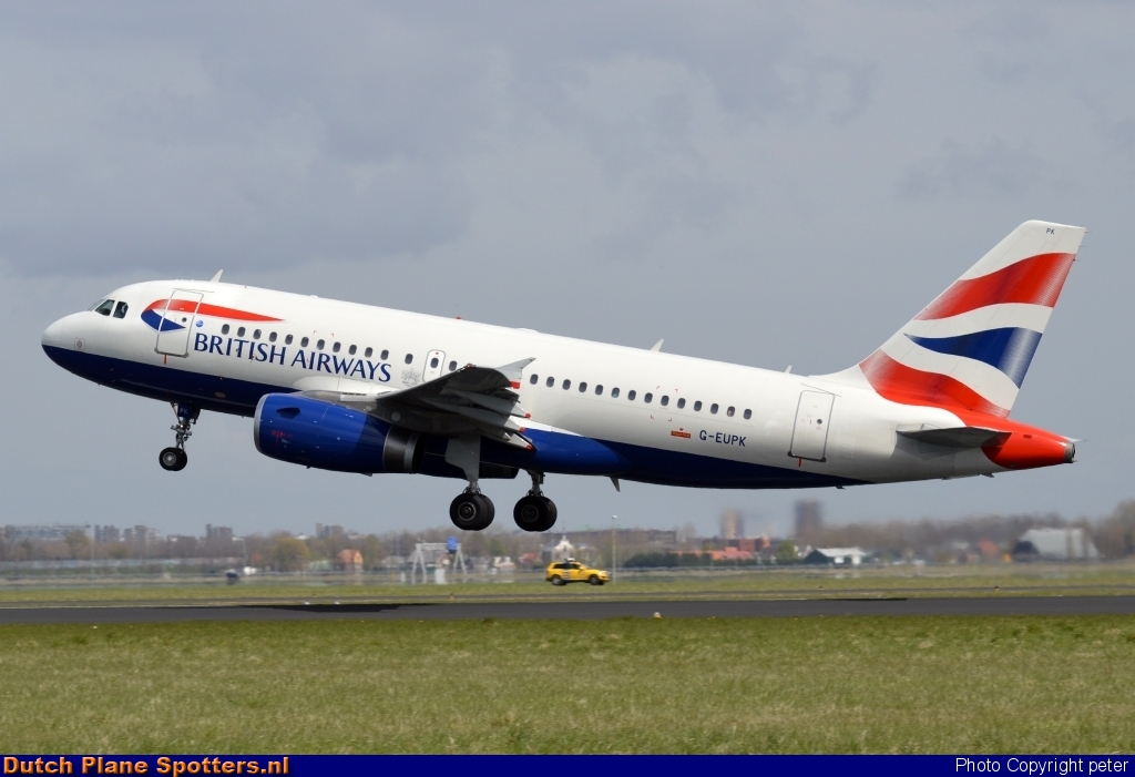 G-EUPK Airbus A319 British Airways by peter