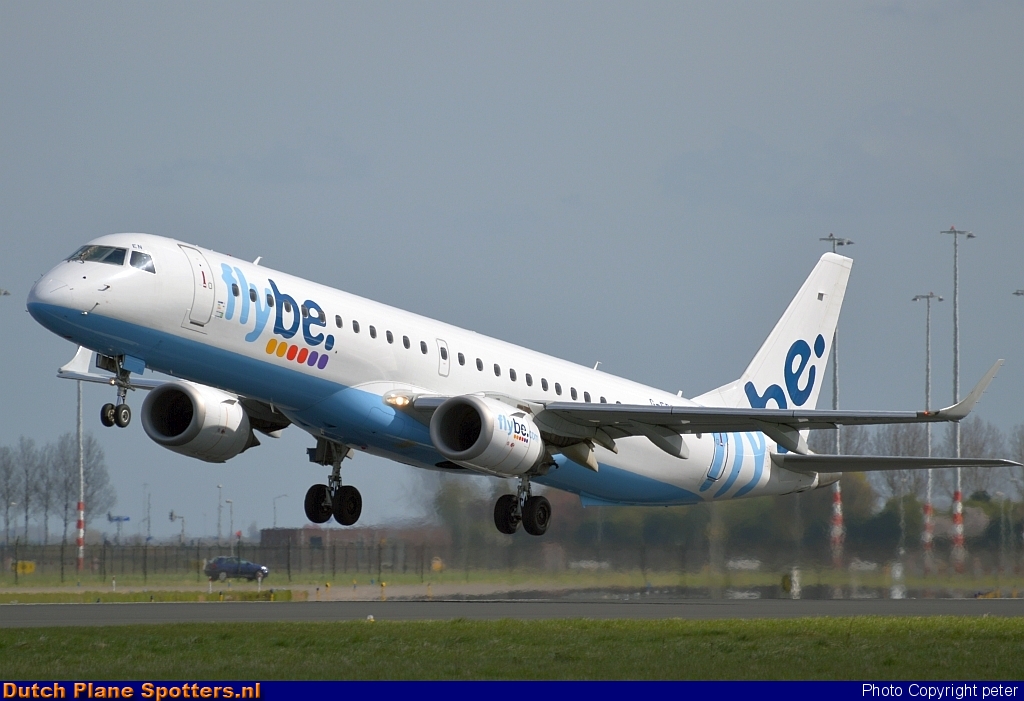 G-FBEN Embraer 195 Flybe by peter