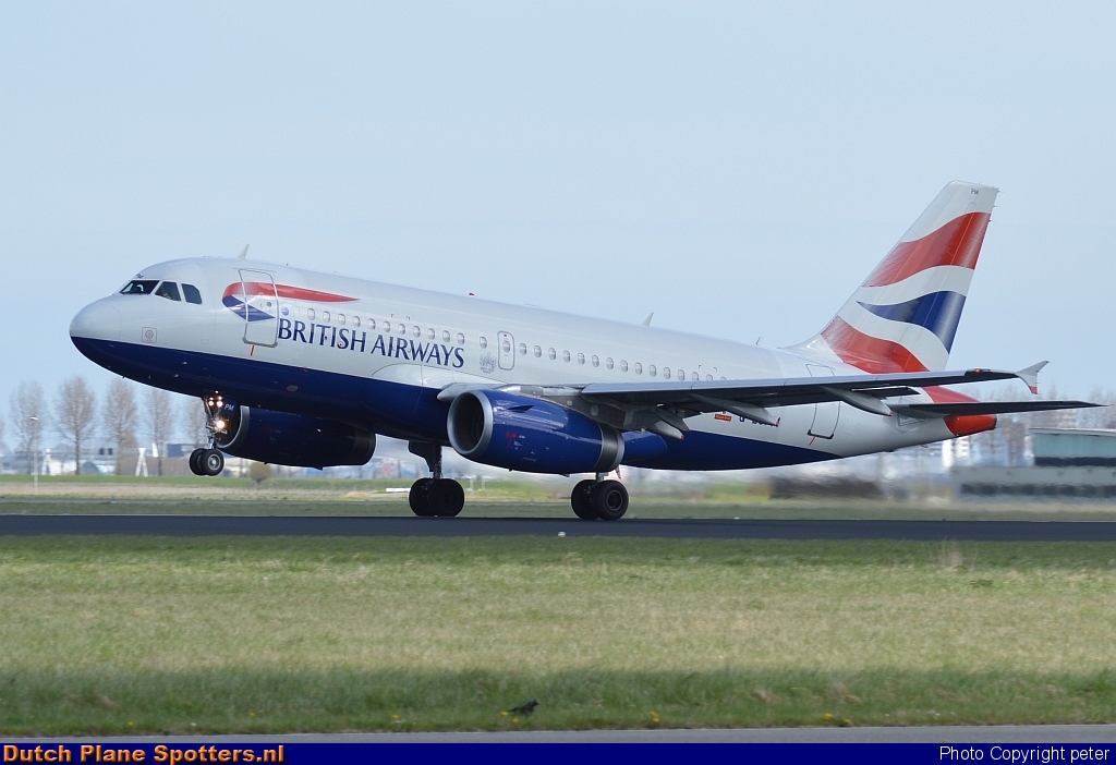 G-EUPM Airbus A319 British Airways by peter