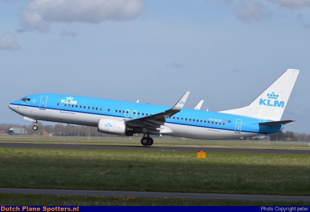 PH-BCB Boeing 737-800 KLM Royal Dutch Airlines by peter
