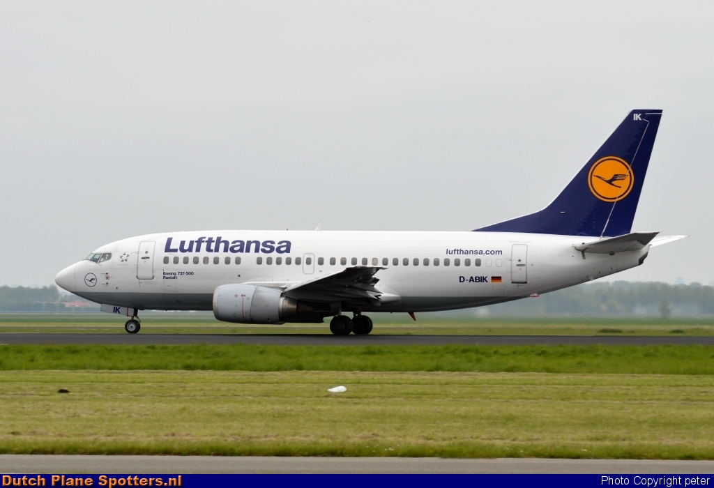 D-ABIK Boeing 737-500 Lufthansa by peter