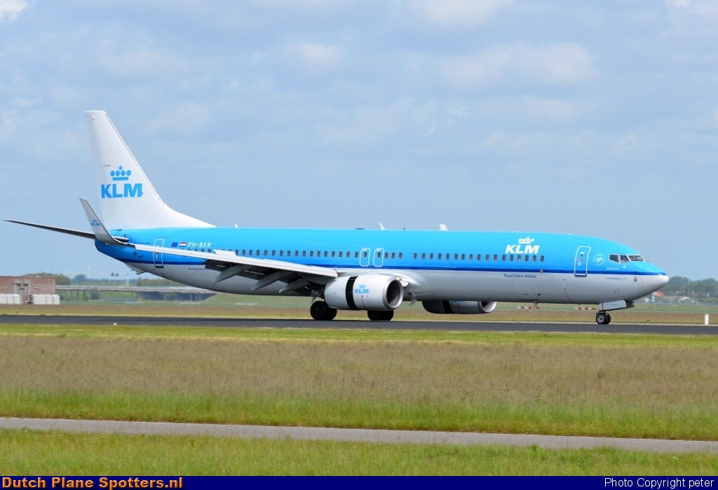 PH-BXR Boeing 737-900 KLM Royal Dutch Airlines by peter
