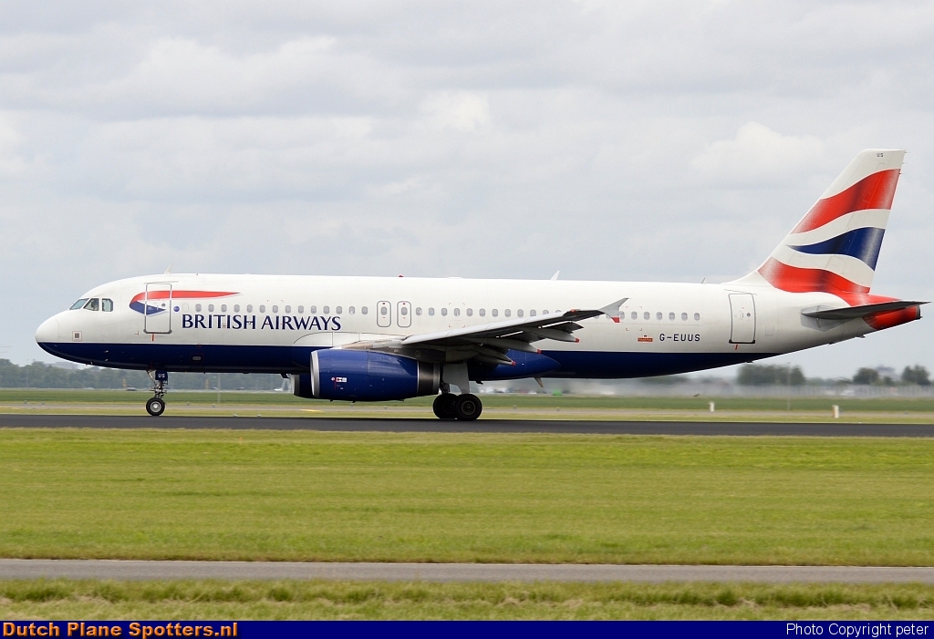 G-EUUS Airbus A320 British Airways by peter