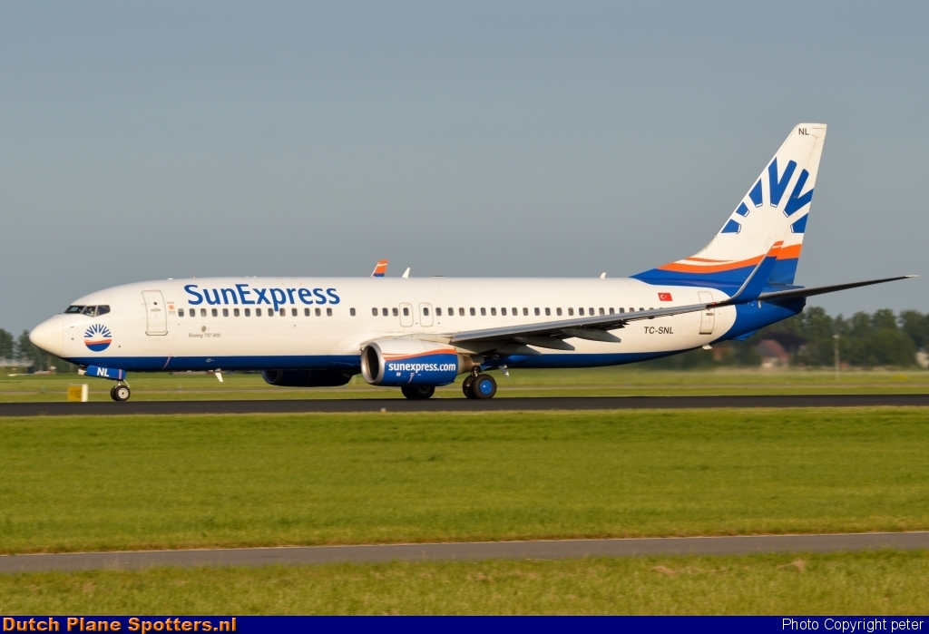 TC-SNL Boeing 737-800 SunExpress by peter