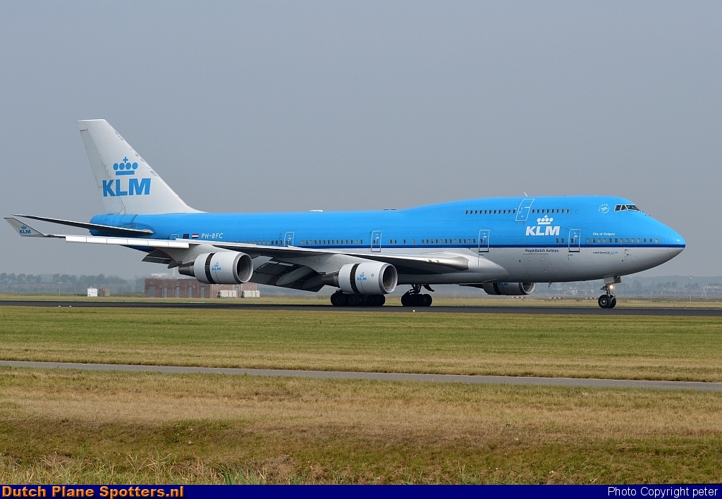 PH-BFC Boeing 747-400 KLM Royal Dutch Airlines by peter
