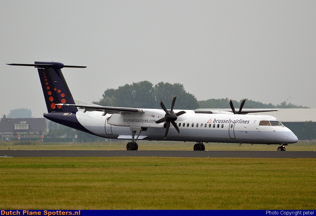 G-ECOK Bombardier Dash 8-Q400 Flybe (Brussels Airlines) by peter