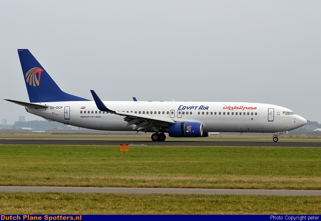 SU-GCP Boeing 737-800 Egypt Air by peter