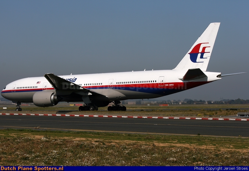 9M-MRD Boeing 777-200 Malaysia Airlines by Jeroen Stroes