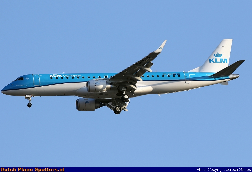 PH-EXV Embraer 190 KLM Cityhopper by Jeroen Stroes