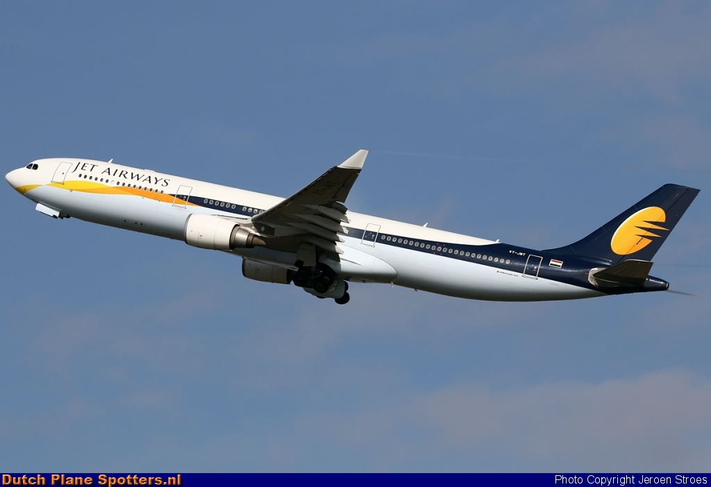 VT-JWT Airbus A330-300 Jet Airways by Jeroen Stroes