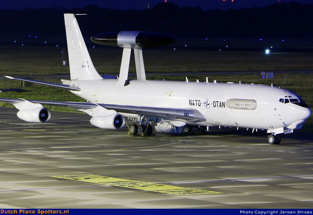 LX-N90444 Boeing E-3 Sentry MIL - NATO Airborne Early Warning Force by Jeroen Stroes
