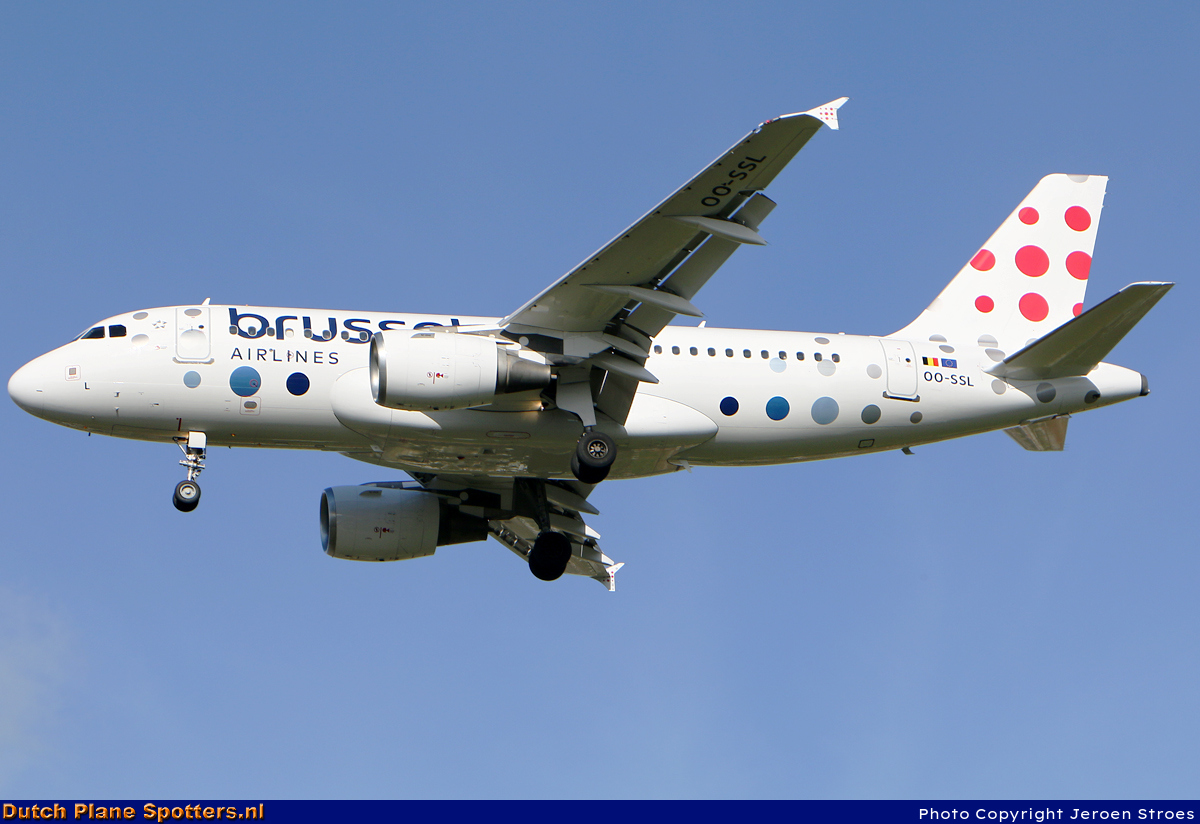 OO-SSL Airbus A319 Brussels Airlines by Jeroen Stroes