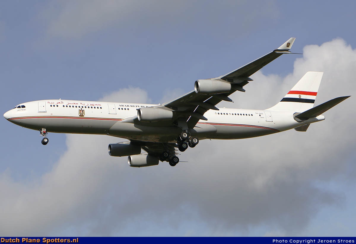 SU-GGG Airbus A340-200 Egypt - Government by Jeroen Stroes