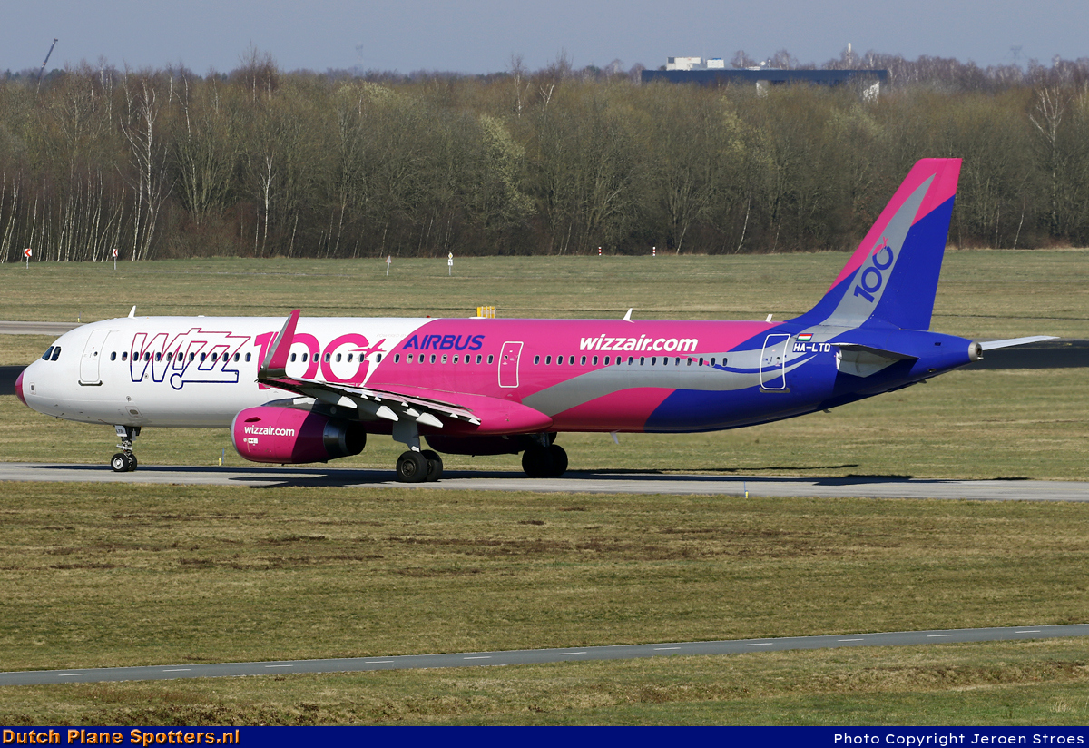 HA-LTD Airbus A321 Wizz Air by Jeroen Stroes