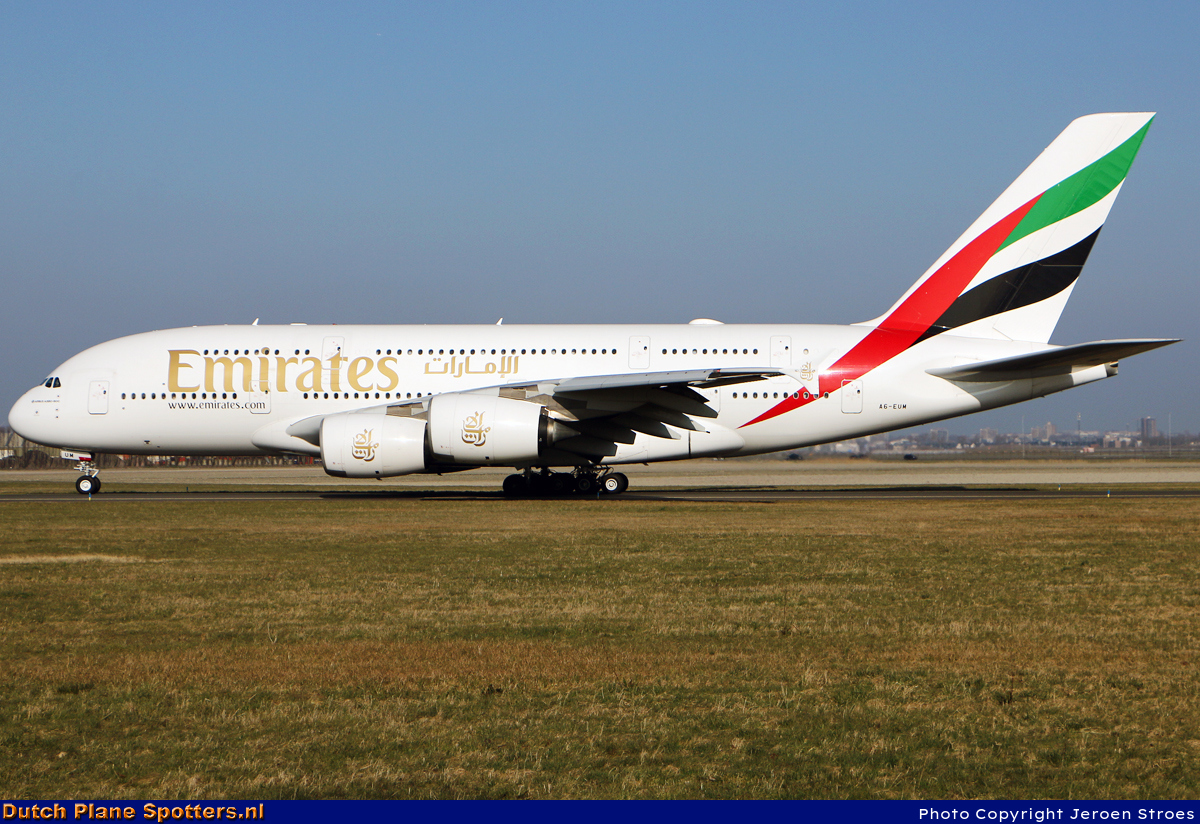 A6-EUM Airbus A380-800 Emirates by Jeroen Stroes