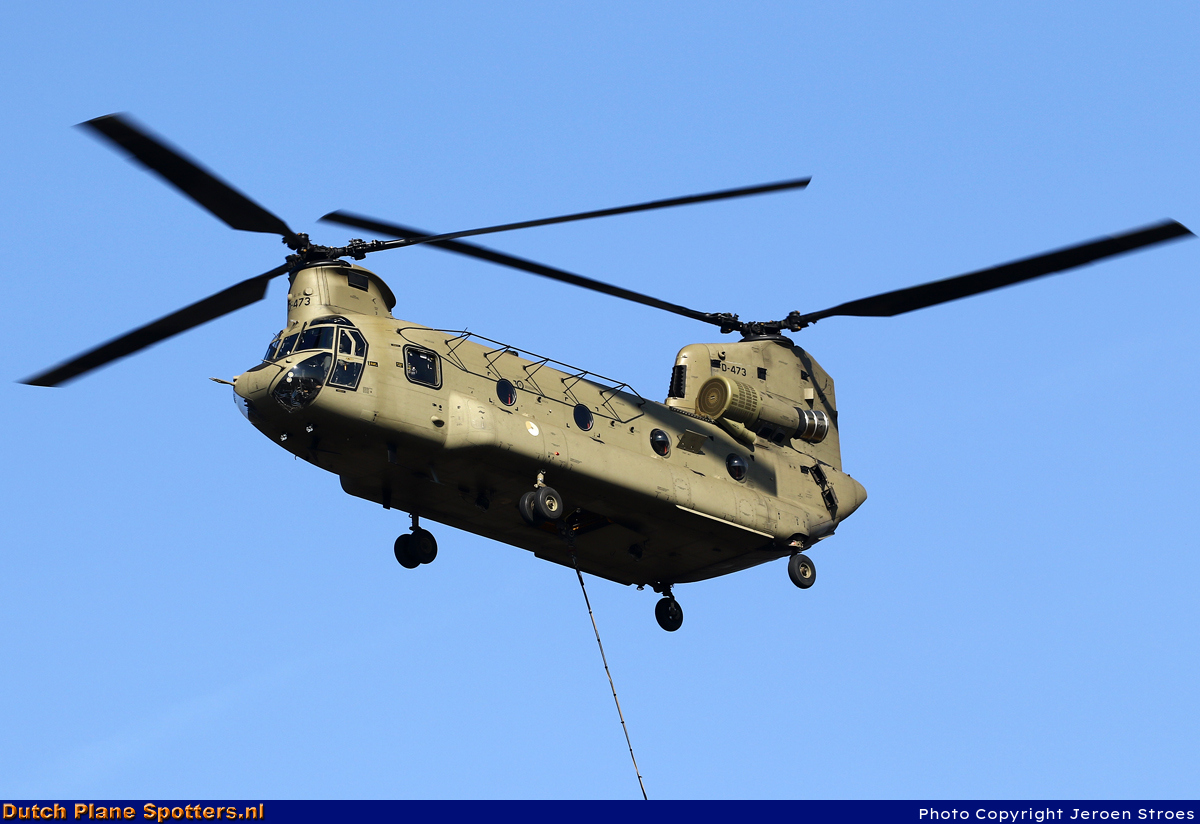 D-473 Boeing CH-47 Chinook MIL - Dutch Royal Air Force by Jeroen Stroes