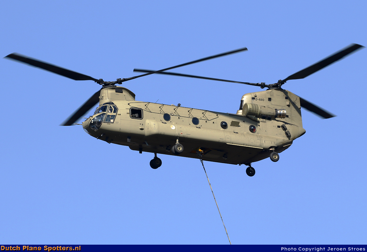 D-480 Boeing CH-47 Chinook MIL - Dutch Royal Air Force by Jeroen Stroes