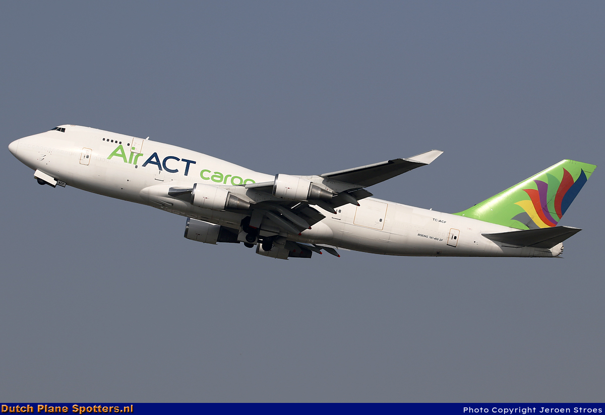 TC-ACF Boeing 747-400 ACT Airlines (MyCargo) by Jeroen Stroes