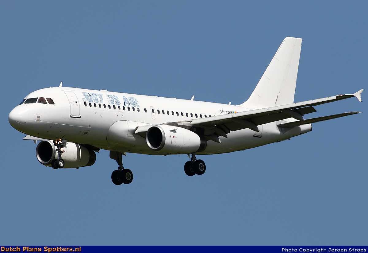 YR-URS Airbus A319 Just Us Air by Jeroen Stroes
