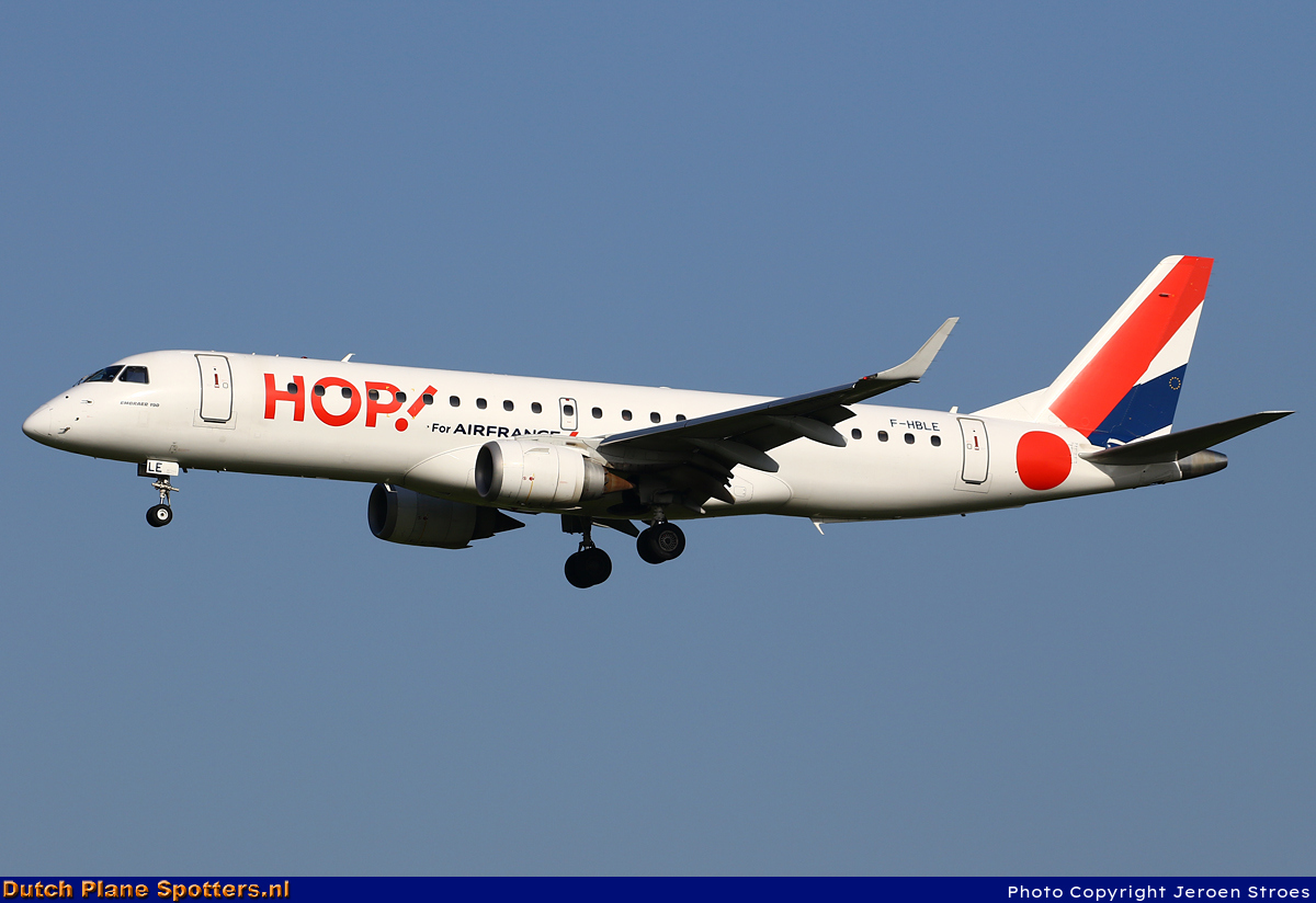 F-HBLE Embraer 190 Hop (Air France) by Jeroen Stroes