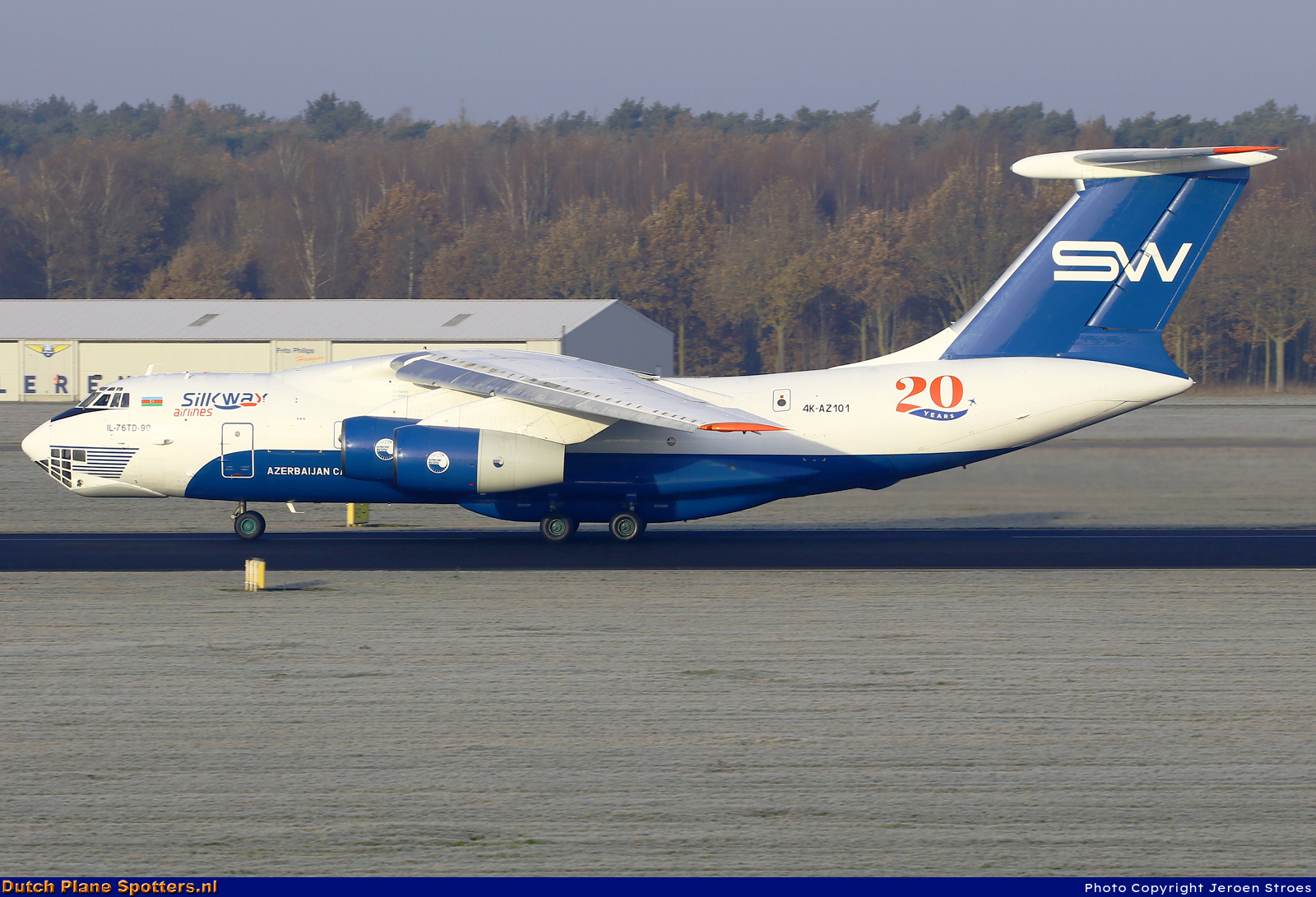 4K-AZ101 Ilyushin Il-76 Silk Way Airlines by Jeroen Stroes