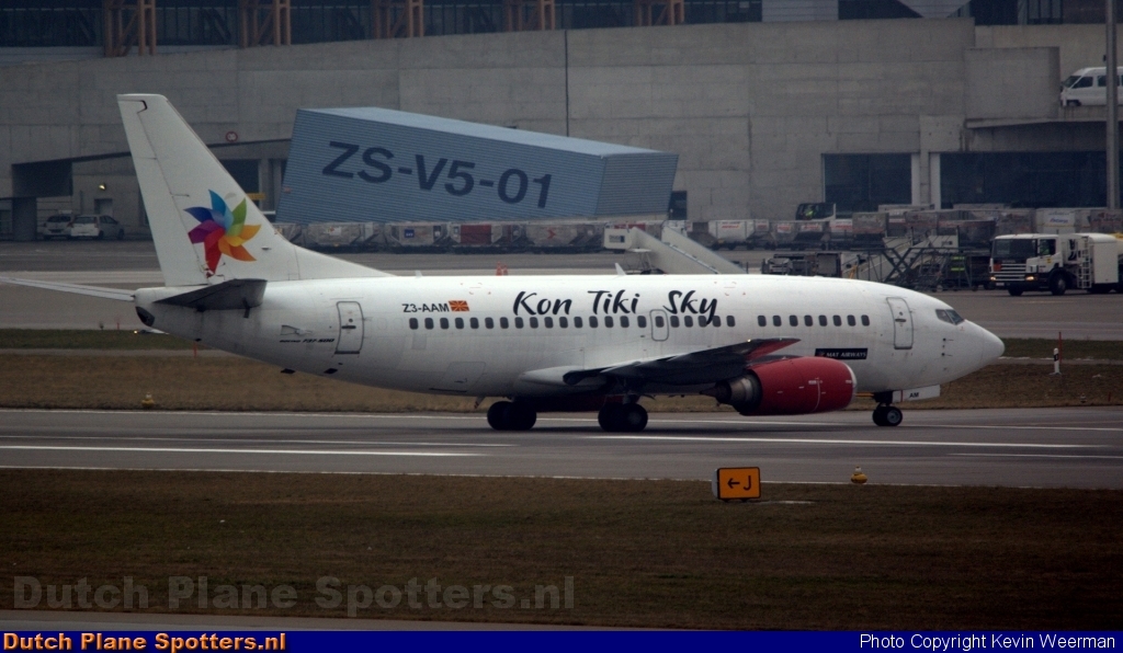 Z3-AAM Boeing 737-500 MAT - Macedonian Airlines by Kevin Weerman