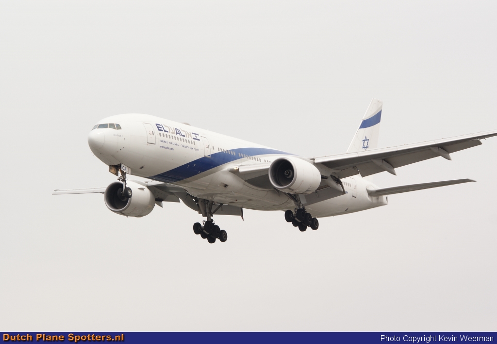 4X-ECA Boeing 777-200 El Al Israel Airlines by Kevin Weerman