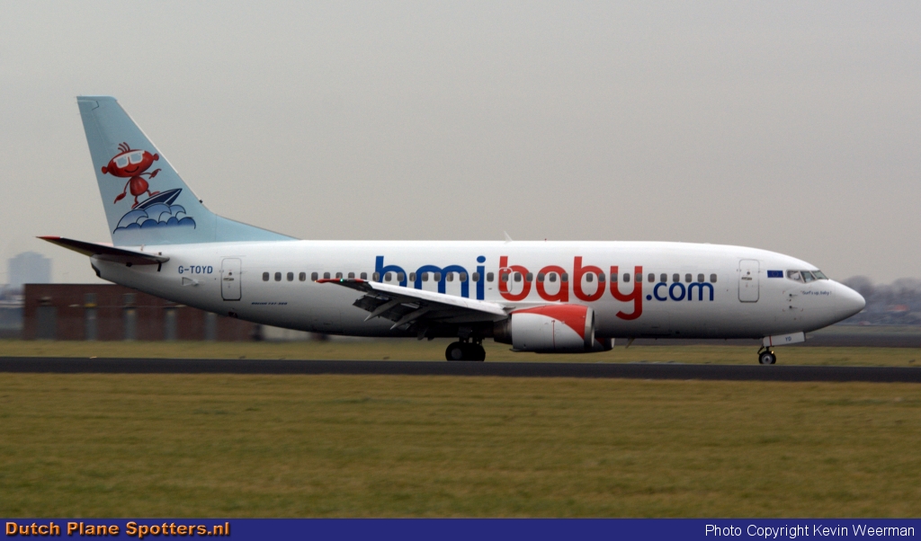 G-TOYD Boeing 737-300 BMI Baby by Kevin Weerman