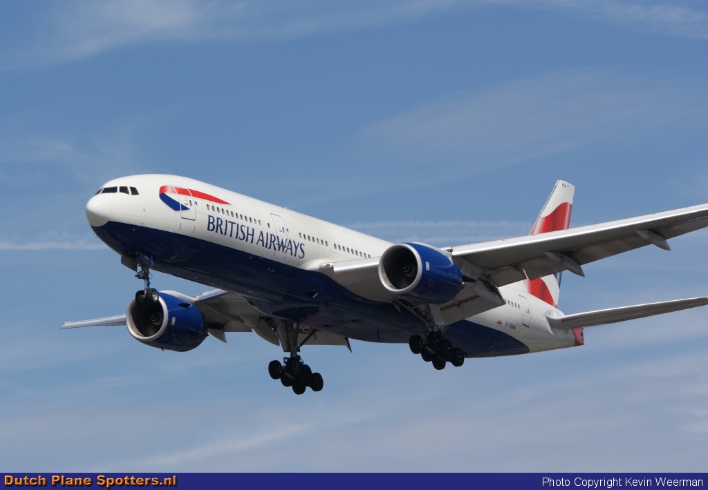 G-YMMA Boeing 777-200 British Airways by Kevin Weerman