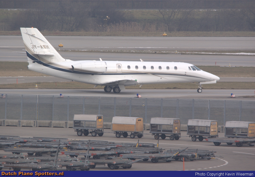 JY-AWH Cessna 680 Citation Sovereign Arab Wings by Kevin Weerman