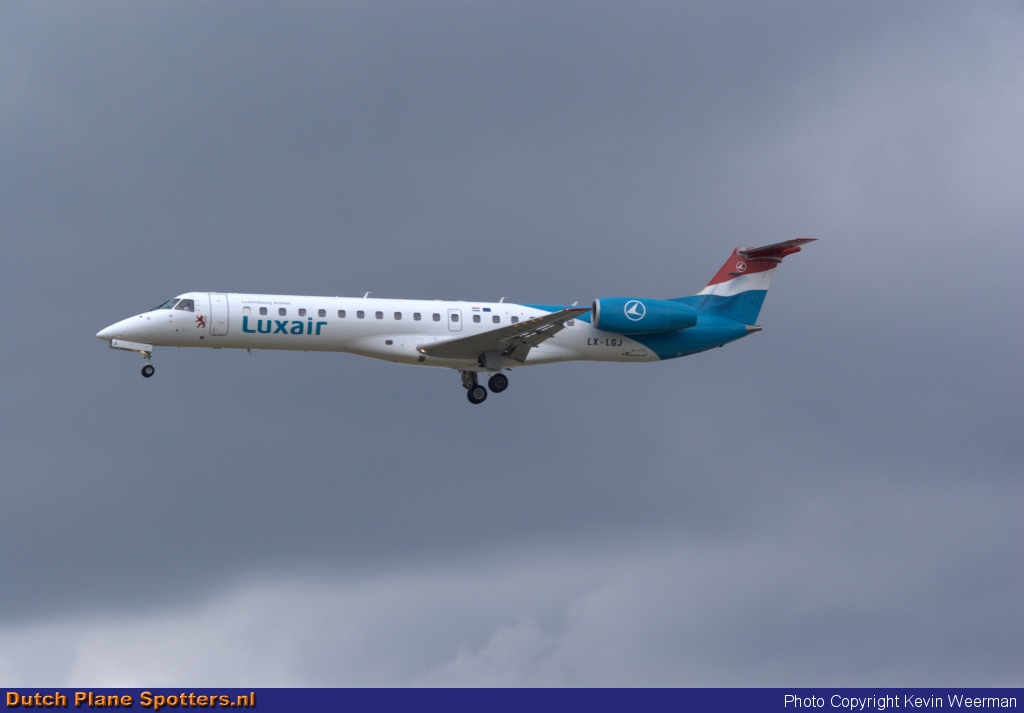 LX-LGJ Embraer 145 Luxair - Luxembourg Airlines by Kevin Weerman