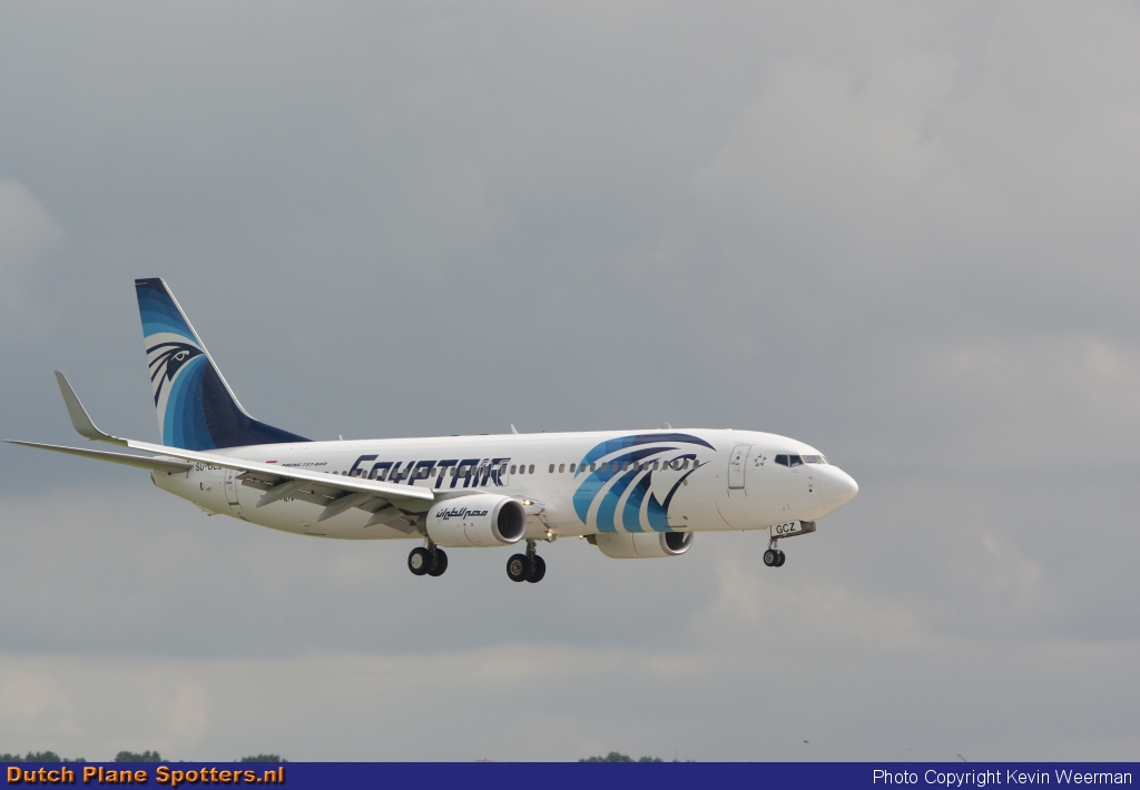 SU-GCZ Boeing 737-800 Egypt Air by Kevin Weerman