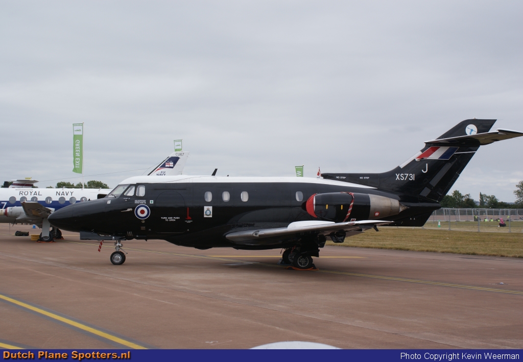XS731 Hawker Siddeley Dominie T.1 MIL - British Royal Air Force by Kevin Weerman
