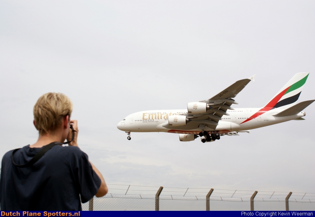 A6-EDI Airbus A380-800 Emirates by Kevin Weerman