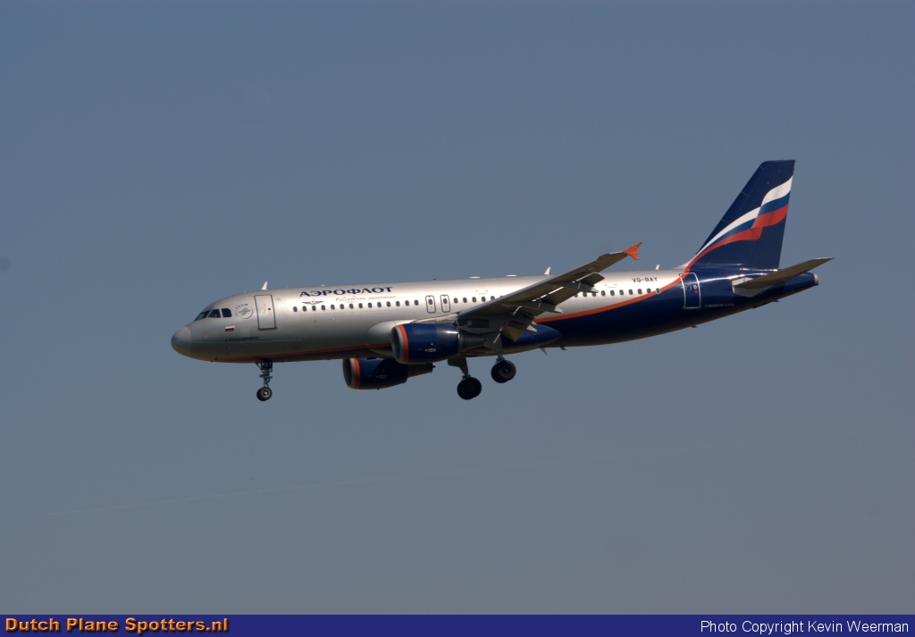 VQ-BAY Airbus A320 Aeroflot - Russian Airlines by Kevin Weerman