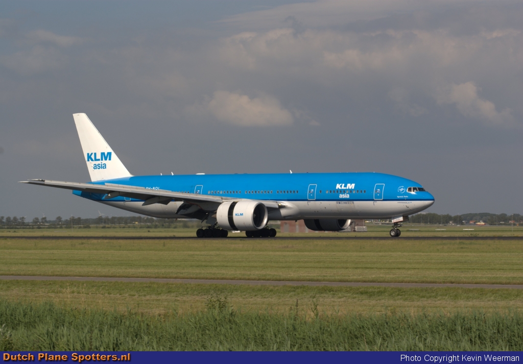 PH-BQI Boeing 777-200 KLM Asia by Kevin Weerman