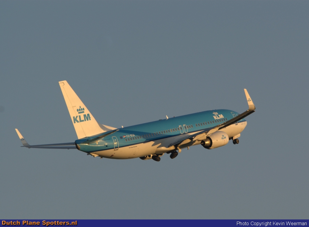 PH-BGB Boeing 737-800 KLM Royal Dutch Airlines by Kevin Weerman
