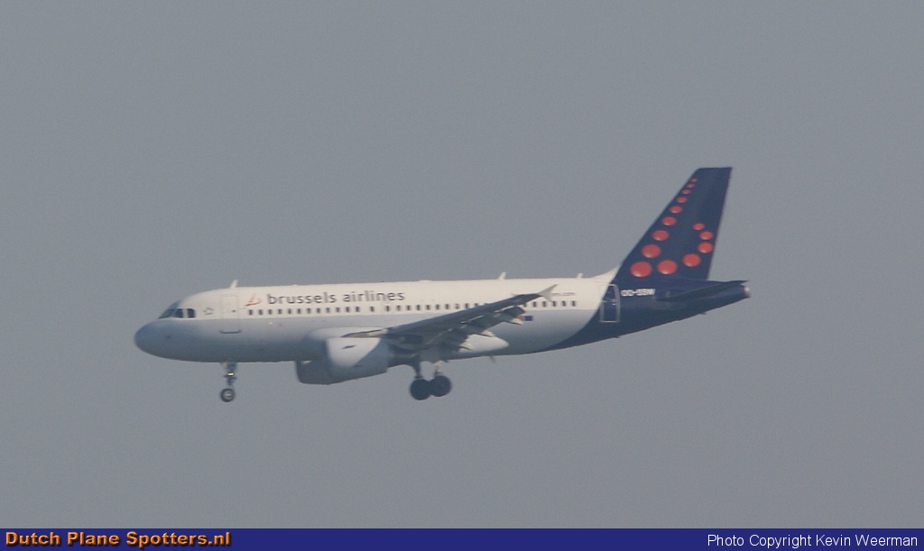 OO-SSW Airbus A319 Brussels Airlines by Kevin Weerman
