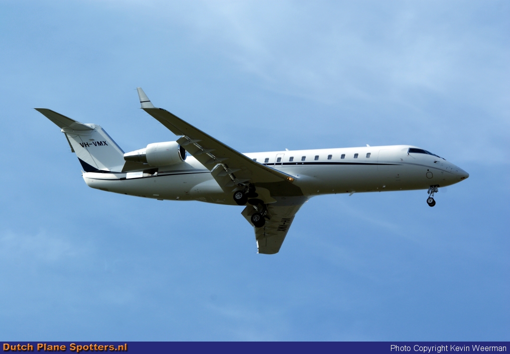 VH-VMX Bombardier Challenger 600 Private by Kevin Weerman