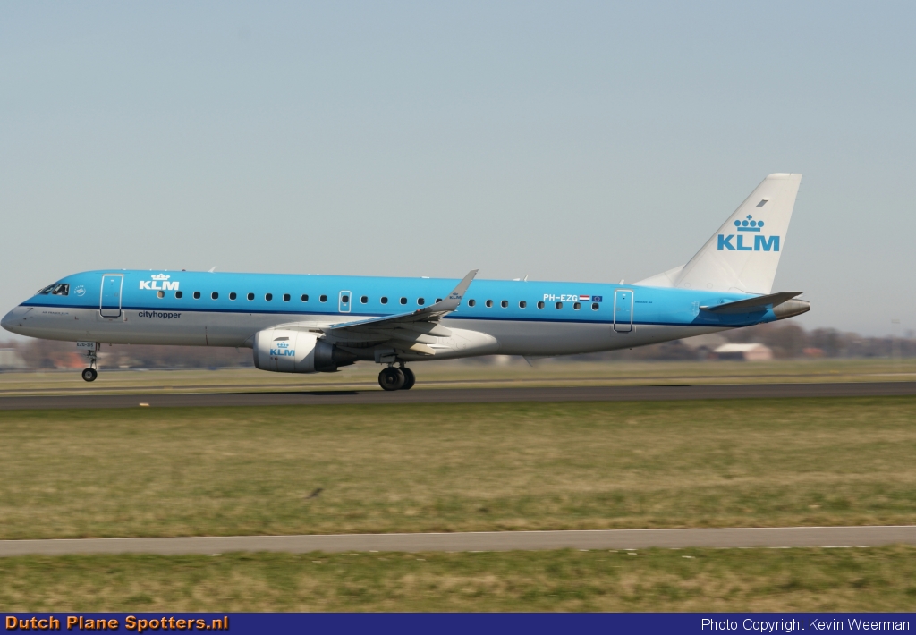 PH-EZG Embraer 190 KLM Cityhopper by Kevin Weerman