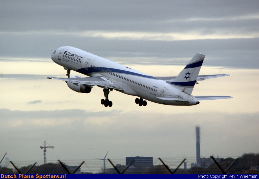 4X-EBV Boeing 757-200 El Al Israel Airlines by Kevin Weerman