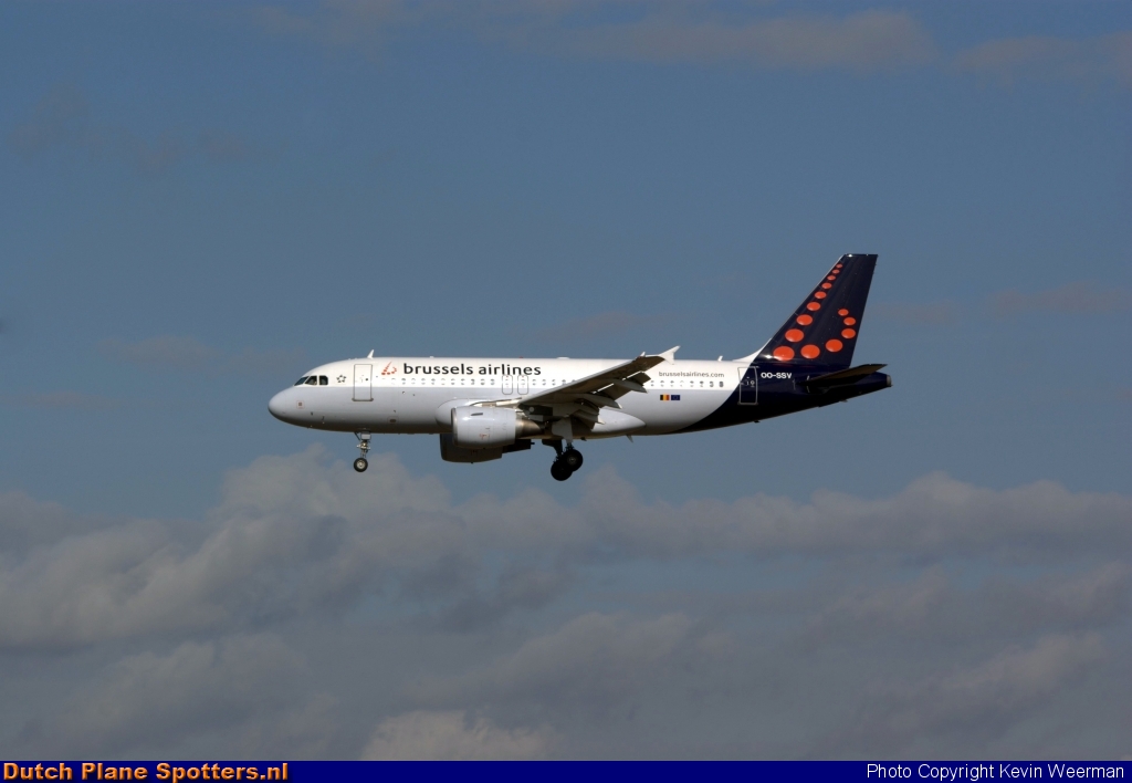 OO-SSV Airbus A319 Brussels Airlines by Kevin Weerman