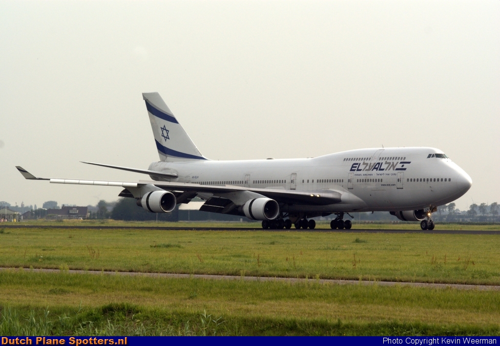 4X-ELH Boeing 747-400 El Al Israel Airlines by Kevin Weerman