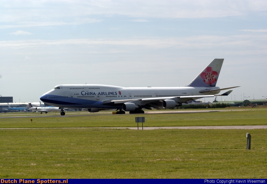 B-18251 Boeing 747-400 China Airlines by Kevin Weerman
