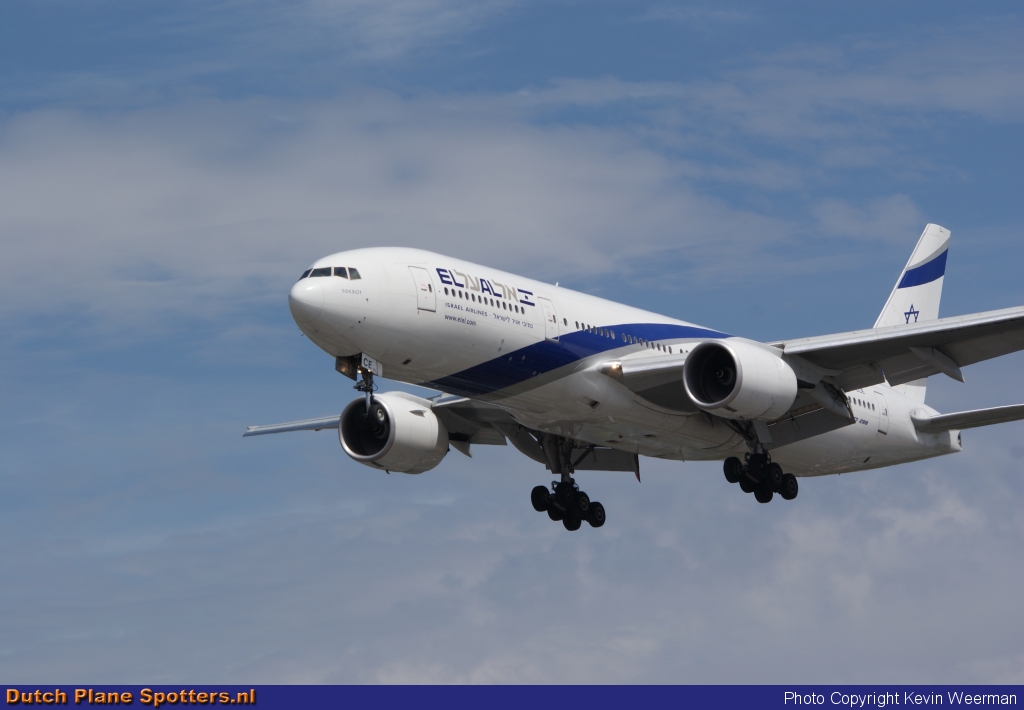 4X-ECE Boeing 777-200 El Al Israel Airlines by Kevin Weerman