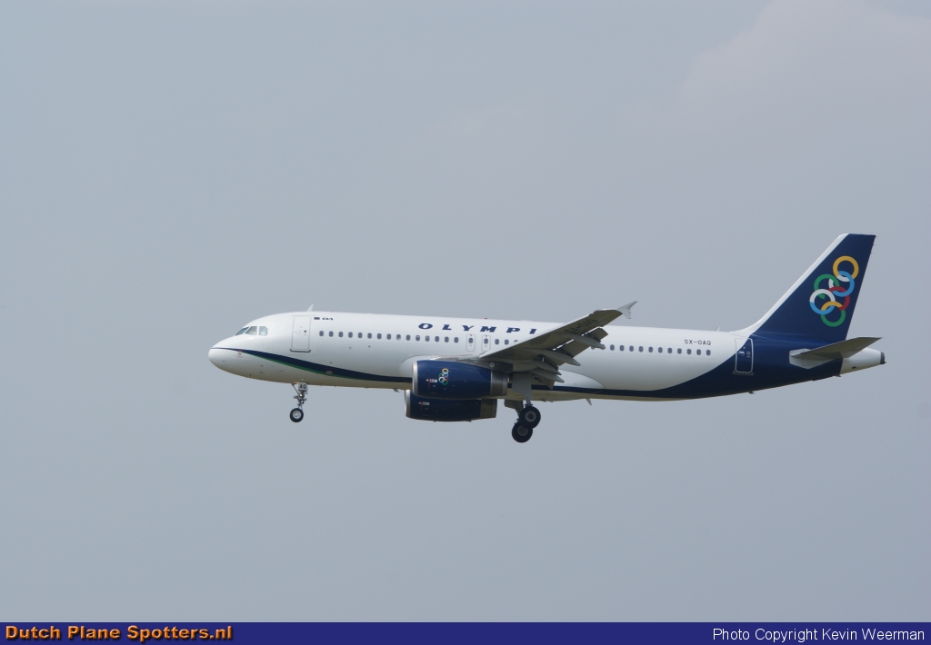 SX-OAG Airbus A320 Olympic Air by Kevin Weerman