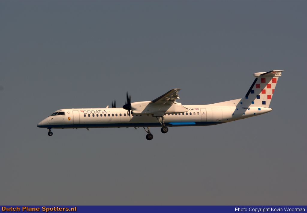 9A-CQE Bombardier Dash 8-Q400 Croatia Airlines by Kevin Weerman