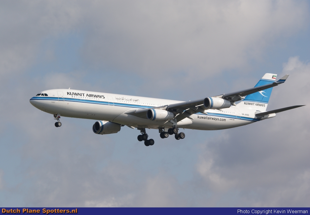 9K-AND Airbus A340-300 Kuwait Airways by Kevin Weerman