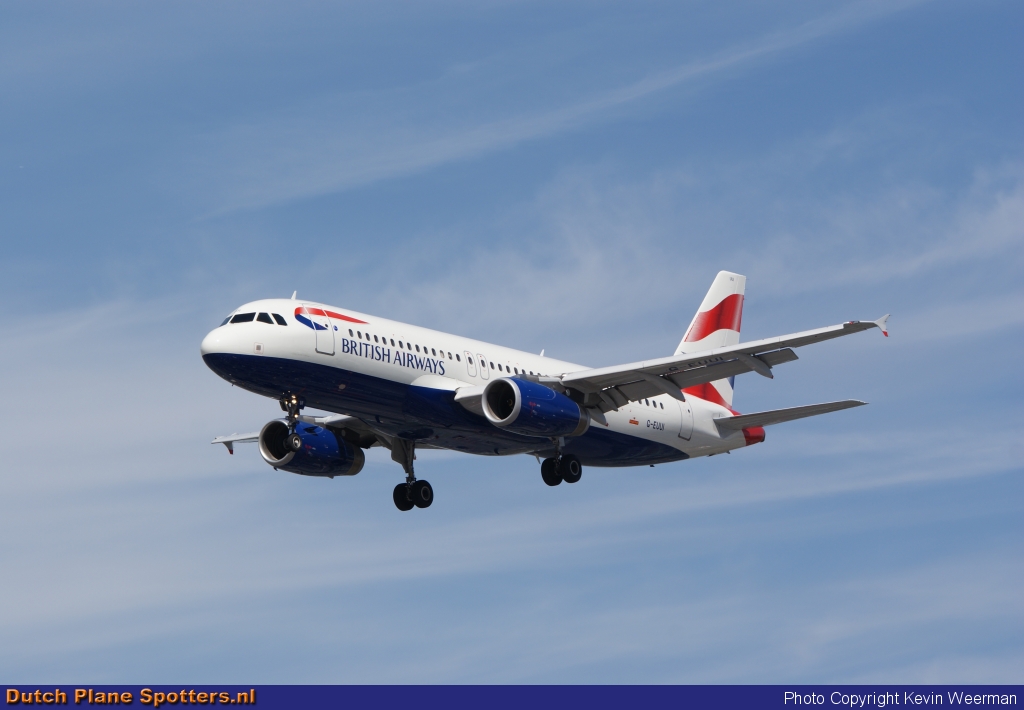 G-EUUI Airbus A320 British Airways by Kevin Weerman